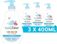 Baby Dove Rich Moisture Head to Toe Wash - Gentle & Nourishing Hair and Body Wa