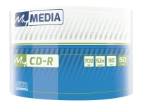 Verbatim MyMedia - 50 x CD-R (80 min) - tryckbar yta för bläckstråleskrivare - spindel