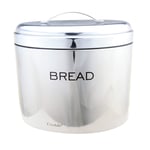 Stainless Steel Oval Shaped Bread Bin Loaf Storage ColorWhite/Silver/Copper (Silver)