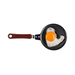 Avilia Mini-poêle pour 1 œuf en forme de muscle – Poêle monoportion pour petit-déjeuner des champions, en acier au carbone, 26 x 12 cm
