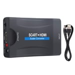 Scart to HDMI Converter Adapter, ARKIM Scart to HDMI Cable Video Audio Converter Support HDMI 720P/1080P Output for HDTV Monitor Projector STB VHS Xbox PS3 Sky Blu-ray DVD Player