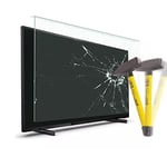 VENTON Protection d'écran pour téléviseur 109 (42") – Film de protection d'écran pour téléviseur LCD, LED, 4K OLED et QLED HDTV – Protection contre les dommages – Suspendu et fixé