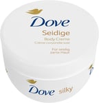 Dove Body Silk Body Cream for Dry Skin 300 Ml Pack of 4