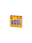 LEGO minifigur display case för 8 minifigurer, rød