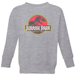 Jurassic Park Logo Vintage Kids' Sweatshirt - Grey - 3-4 Years - Grey