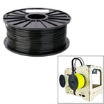 Bobine de Fil Pla 1.75 Mm Noir Consommable Imprimante 3D 1Kg Filament Impression - YONIS