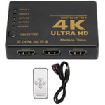 HD Multimedia Interface Switch 4K 2K 30Hz 5 Port HD Videokonverter för HDTV DVD Projektor