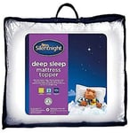 New Silentnight Deep Sleep Mattress Topper White Double Size Name D High Qualit