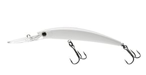 Yo-Zuri Crystal Minnow Deep Diver Walleye (F) 110mm 4-3/8" White Floating Deep Diver Lure