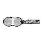 O'Neal Crossbriller B-10 Duplex, Grå/Hvid/Sølv Spejl