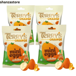 Terry's Chocolate Orange Minis Eggs White 80g Pack Of 4 | UK Free Shipping