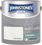 Johnstone's - Wall & Ceiling Paint - White Whisper - Soft Sheen Finish- Emulsio