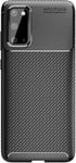 Shockproof Silicone Carbon Fiber Fibre Case Cover For Samsung S20 Plus Ultra 5g