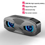 Cool Robot Design Haut-parleur Bluetooth LED Rhythm Flash Haut-parleur sans fil Radio FM Réveil Prise en charge de la carte TF Subwoofer 2500 mAh, 5