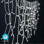 SmartLife Julbelysning | Istapp | Wi-Fi | Kall Vit | 400 LED's | 8.00 m | Android / IOS