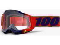 100% Goggles 100% Accuri 2 Kearny (Transparent Glass Anti-Fog, Lt 88% -92%) (New)