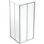 Contura Shower Duschkabin Showerama, 89x89 cm, klarglas, aluminiumprofil