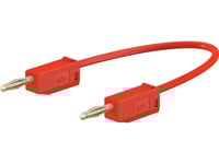 Stäubli Lk205 Prøveledning Lamelstik 2 Mm Lamelstik 2 Mm 45.00 Cm Rød 1 Stk