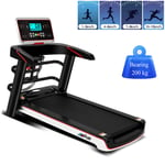 XXLHH Treadmill Folding,Compact and Portable Folding Intelligent Motorised Electric Speed Control Walking Jogging Treadmill,12.8KM/H,Running Jogging Walking Machine for Home Use
