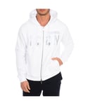 Dsquared2 Mens zip-up hoodie S79HG0003-S25042 - White - Size X-Large