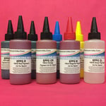 8X100ml Pigment Ink Bottle Epson Stylus Photo R1900 R 1900 Premium Inks Ink-Girl