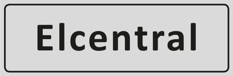 Informationsskylt Unigraphics Elcentral 225x80 mm