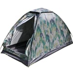 shunlidas Outdoor Camouflage Tent Beach Tent Camping Tent for 1 Person Single Layer Polyester Fabric Waterproof Tents Carry Bag
