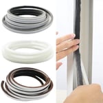 Window Self Adhesive Aluminum Alloy Door And Seal Strip 9*9mm White
