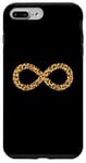 Coque pour iPhone 7 Plus/8 Plus Symbole infini imprimé léopard