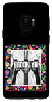 Galaxy S9 Enjoy Cool Floral Brooklyn Bridge New York City USA Skyline Case