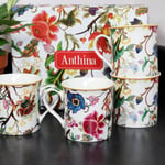Anthina Mugs 300ml Set Of 4 William Morris Fine China Country Drink Coffee Cups