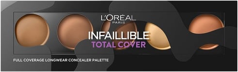 L'Oreal Paris Infallible Total Cover Concealer, 15 G, Palette Dark