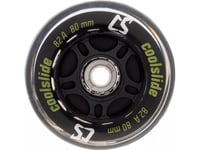Coolslide Inline Skate Hjul Lyser Upp Led Hjul 80Mm Sortera 4 Stycken
