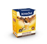 Caffè Borbone Nocciolino, Hazelnut flavored White Coffee - 96 Capsules (6 packs of 16) - Compatible with Lavazza®* A Modo Mio®* Coffee Machines for domestic use