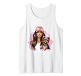 Yorkie Dog Mom Love Fur Mama Owner Puppy Lover Mothers Day Tank Top