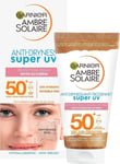 Garnier Ambre Solaire SPF 50 Anti Dryness Sun Cream Moisturiser for Face