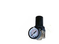 Regulator 0,5-10Bar 1/4 - Maks Indg.Tryk 15Bar, M/Manometer, 1/4 Tilslutning