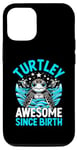 Coque pour iPhone 14 Pro Turtley Awesome Since Birth Sea Turtles Beach