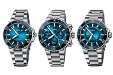 ORIS Aquis Trioliogy Set of 3 Watches, Blue Whale Limited Edition 01 771 7743 4185 Herr