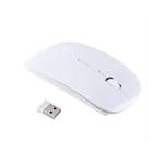 Souris pour PC ALIENWARE USB Sans Fil Ultra Plate Universelle Capteur Optique 3 Boutons Ordinateur - BLANC