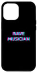 Coque pour iPhone 12 Pro Max Rave Musician Techno EDM Music Maker Festival Composer Raver