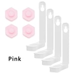 4pcs/set Bed Sheets Clip Mattress Clips Garment Pink