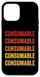 Coque pour iPhone 12 mini Définition du consommable, consommable