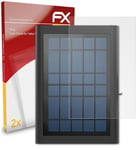2x Antireflex Screen Protection Film Ring Solar Panel for Video Doorbell 2.4W