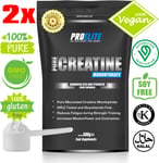 Micronised Creatine Monohydrate Powder 1KG - 200 Servings Muscle Growth Size
