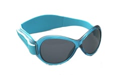 Baby Banz Toddlers Kids Colourful UV Sunglasses & HeadBand Retro 0-2 Years Blue