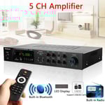 NEUFU 1120W 4 ohm 5CH Bluetooth 4.0 Stereo AV Surround Amplificateur+RC karaoke Cinema 220V