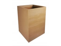 Blomsterrabatt Karo 400X400x600 Bräda Eco Trä - Naturligt Trä La883-38 Lamela