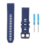 Silicone Watch Strap Replacement Compatible with Garmin Fenix 6s Watch Blue