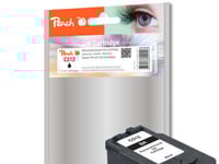 Peach C512 - 17 Ml - Svart - Kompatibel - Bläckpatron (Alternativ För: Canon Pg-512) - För Canon Pixma Mp230, Mp252, Mp270, Mp280, Mp282, Mp495, Mp499, Mx350, Mx360, Mx410, Mx420